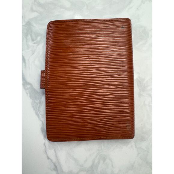 LOUIS VUITTON VINTAGE ORANGE CAMEL EPI LEATHER AGENDA MINI - Picture 10 of 10